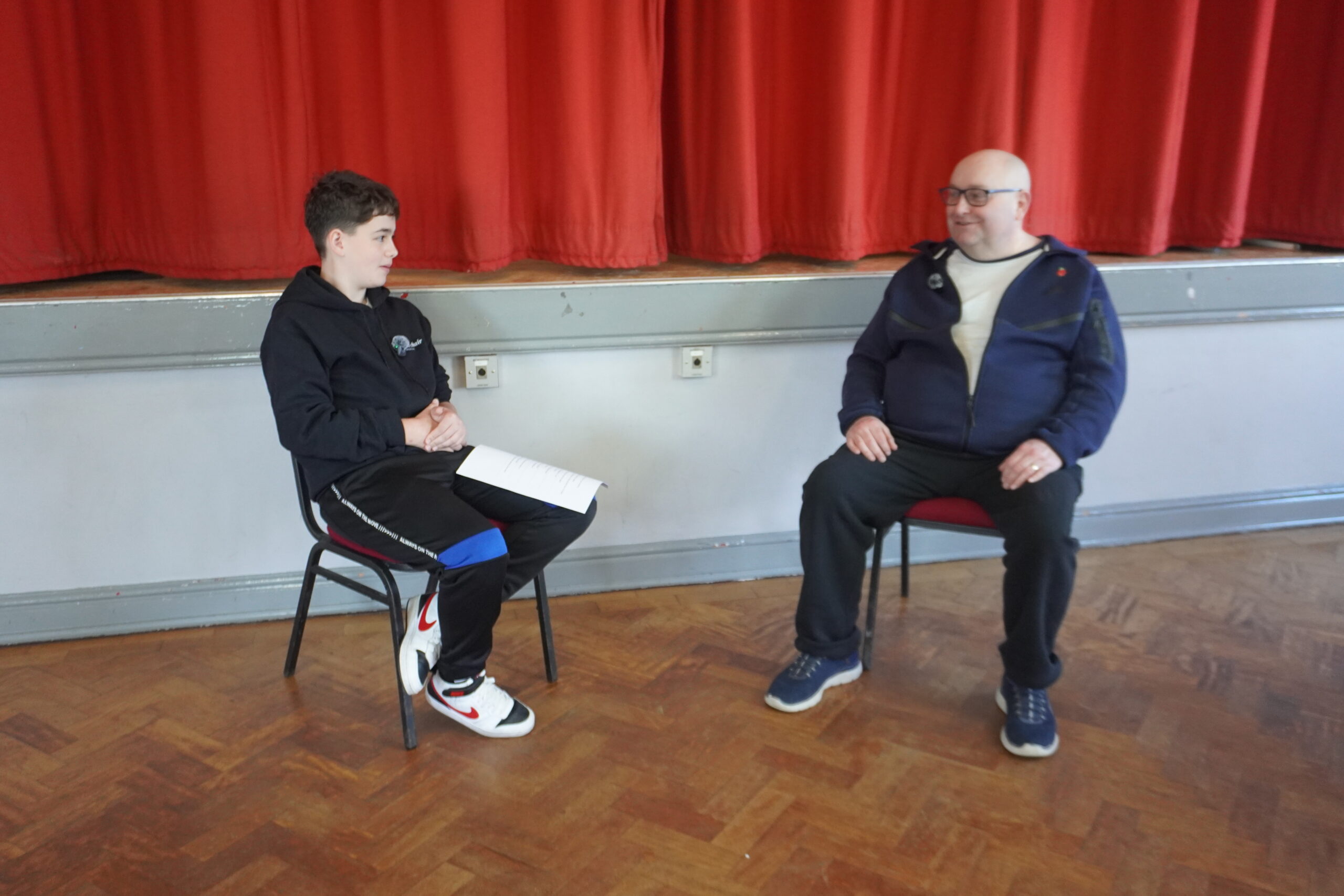 Alex Richards during his conversation with András.